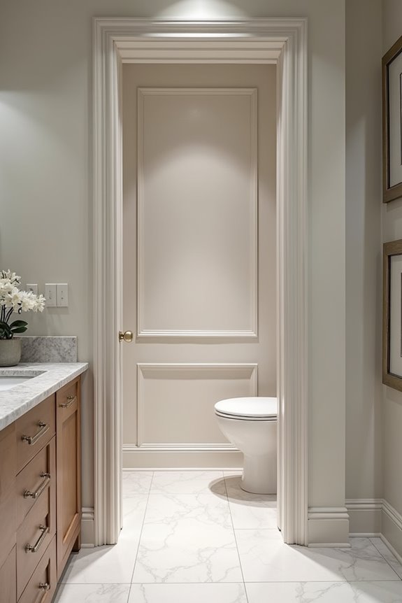 bathrooms daunted by plumbing layout constraints