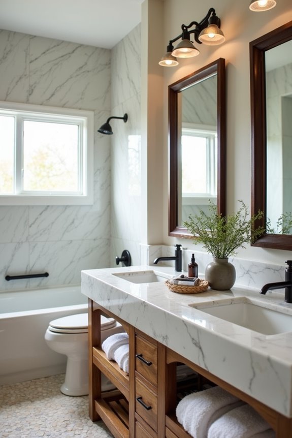 budget bathroom decor upgrades