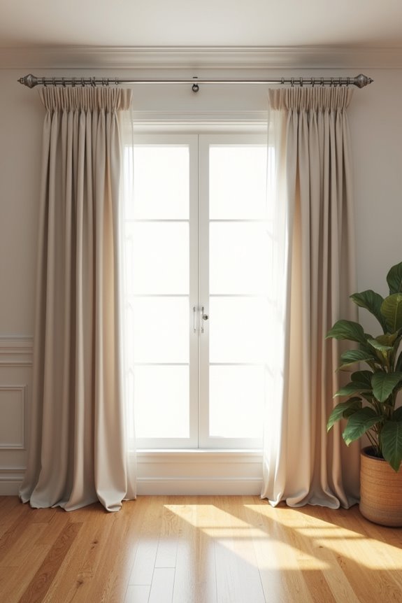 ceiling height dictates curtains