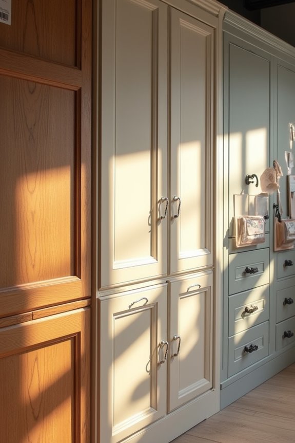 chip color and cabinet door samples prices