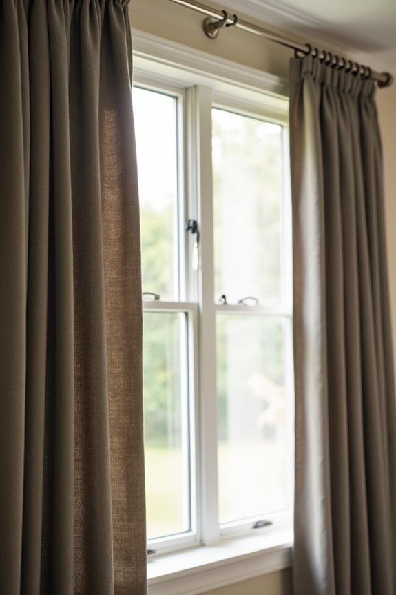 clip on rings optimize curtain fullness