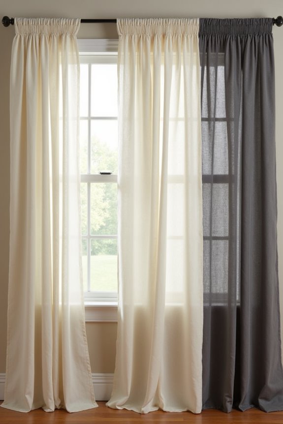 curtain lengths vary within styles