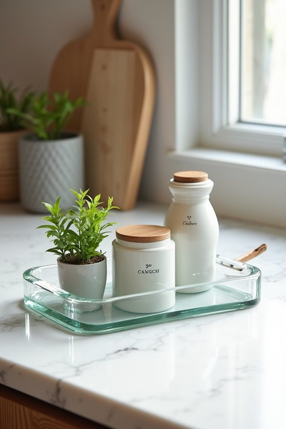 decorative trays organize and style