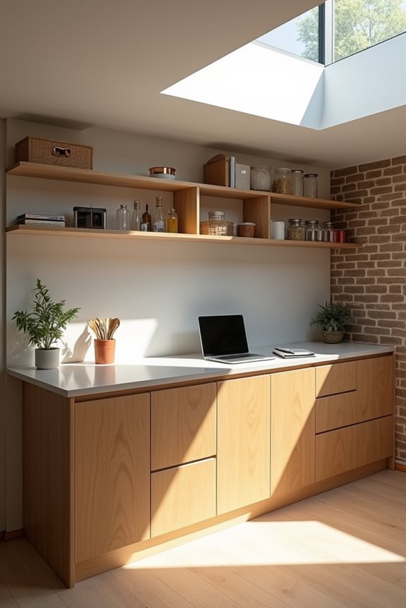 7 Reasons Kitchen Desks Are Making a Comeback in 2026 3 flexible kitchen work zones blend routines