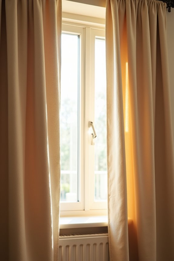 Do Curtains Really Help Keep Heat Inside Your Home? 5 floor to ceiling curtains reduce drafts