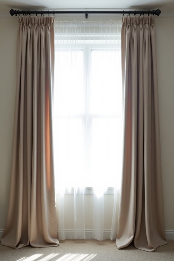 high and wide curtain rule