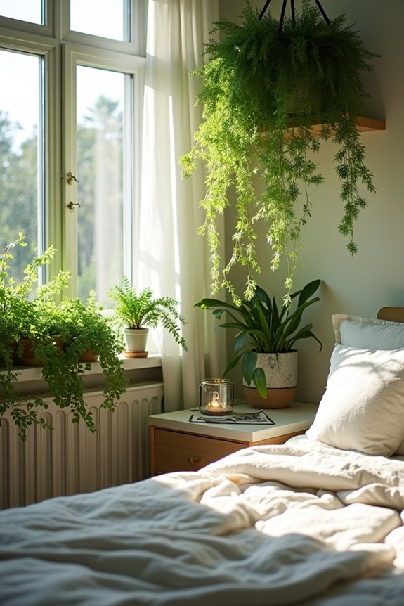 10 Simple Ways to Decorate Your Bedroom 5 indoor greenery improves sleep air quality