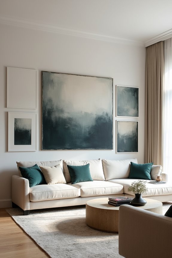 large proportional wall art scale