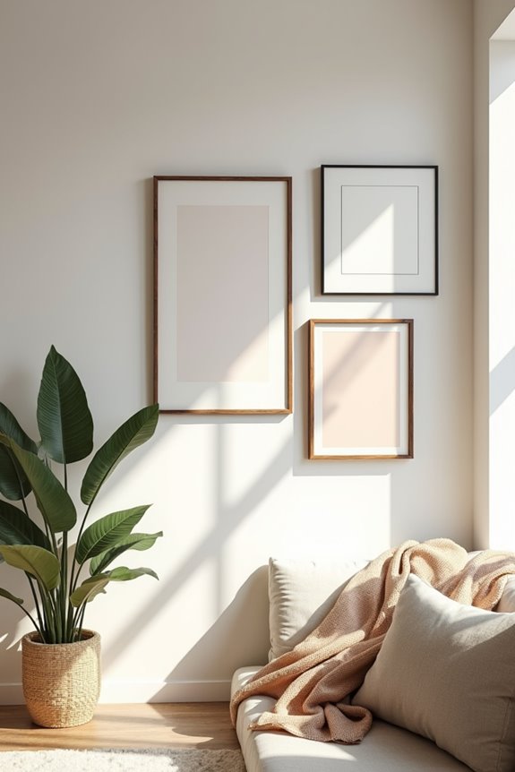 lay out gallery wall plans