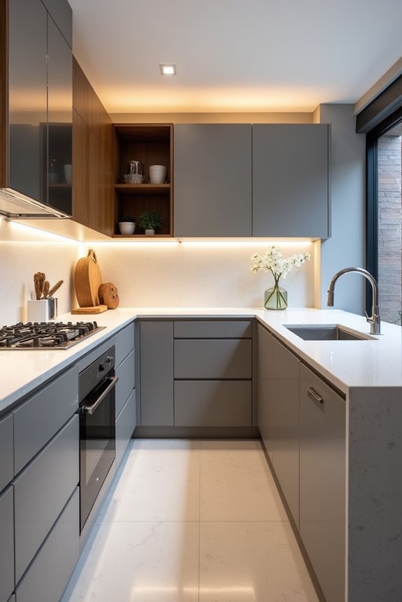 layout matches space and cooking style