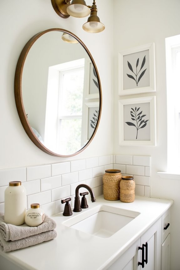 What Bathroom Decor Does Hobby Lobby Have Available 3 mirrors art accents humidity safe