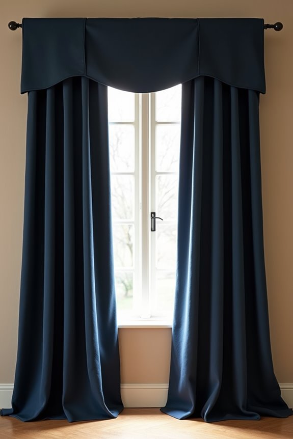 navy and charcoal balance serenity