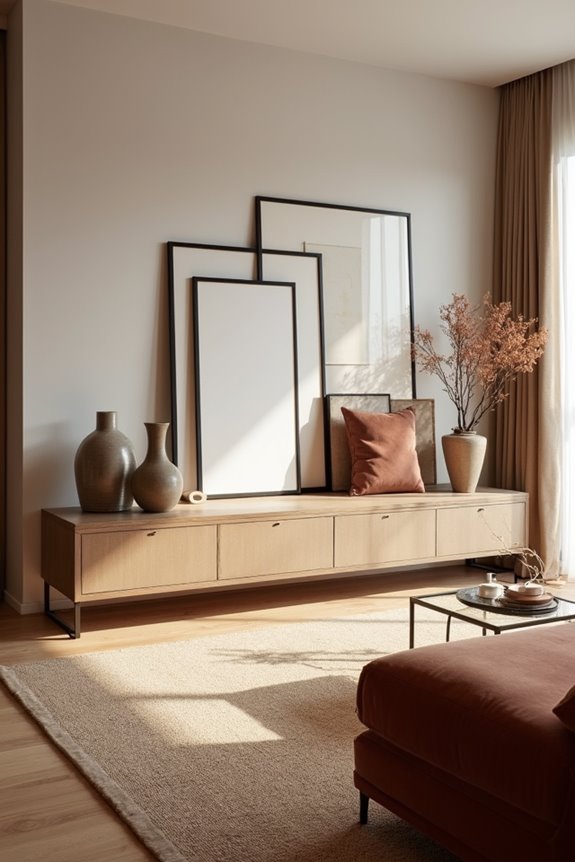 pull furniture forward for balance