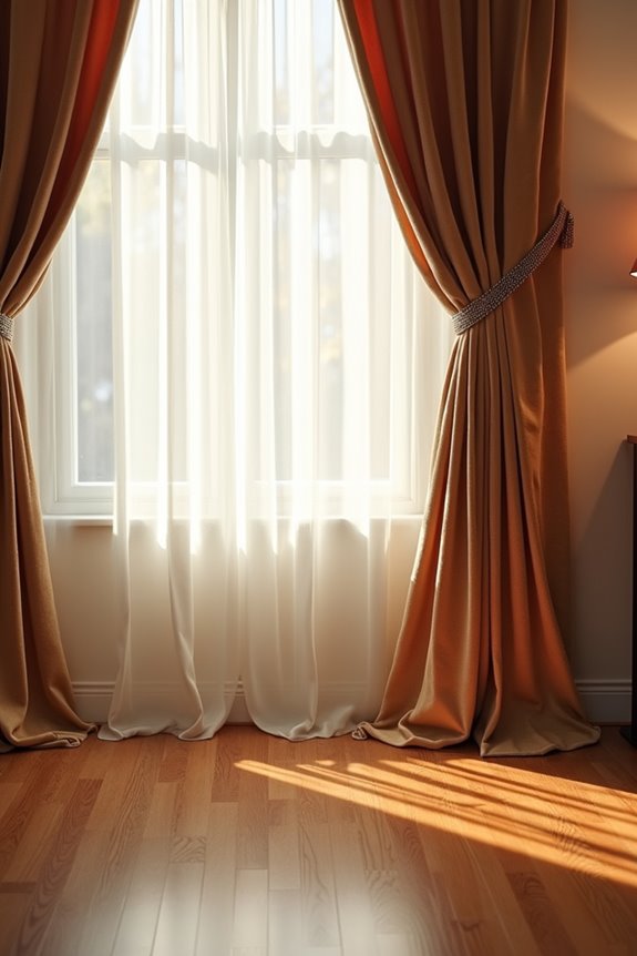 Should Curtains Touch the Floor When You Hang Them? 8 rod to floor length dictates curtain style