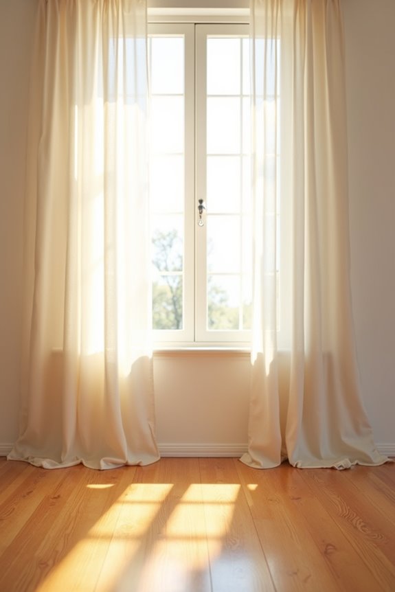 Should Curtains Touch the Floor When You Hang Them? 4 sill length curtains optimize privacy light