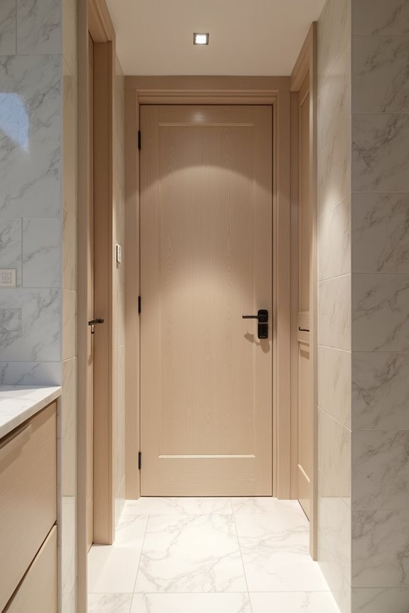 smaller doors maximize surrounding space