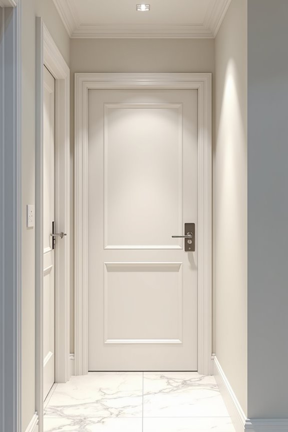 typical bathroom door widths and options